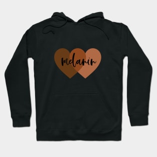 melanin hearts Hoodie